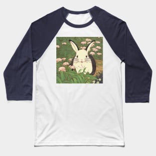 Funny White Mini Rex Rabbit American Bunny Cute Giant Bunny Mom Baseball T-Shirt
